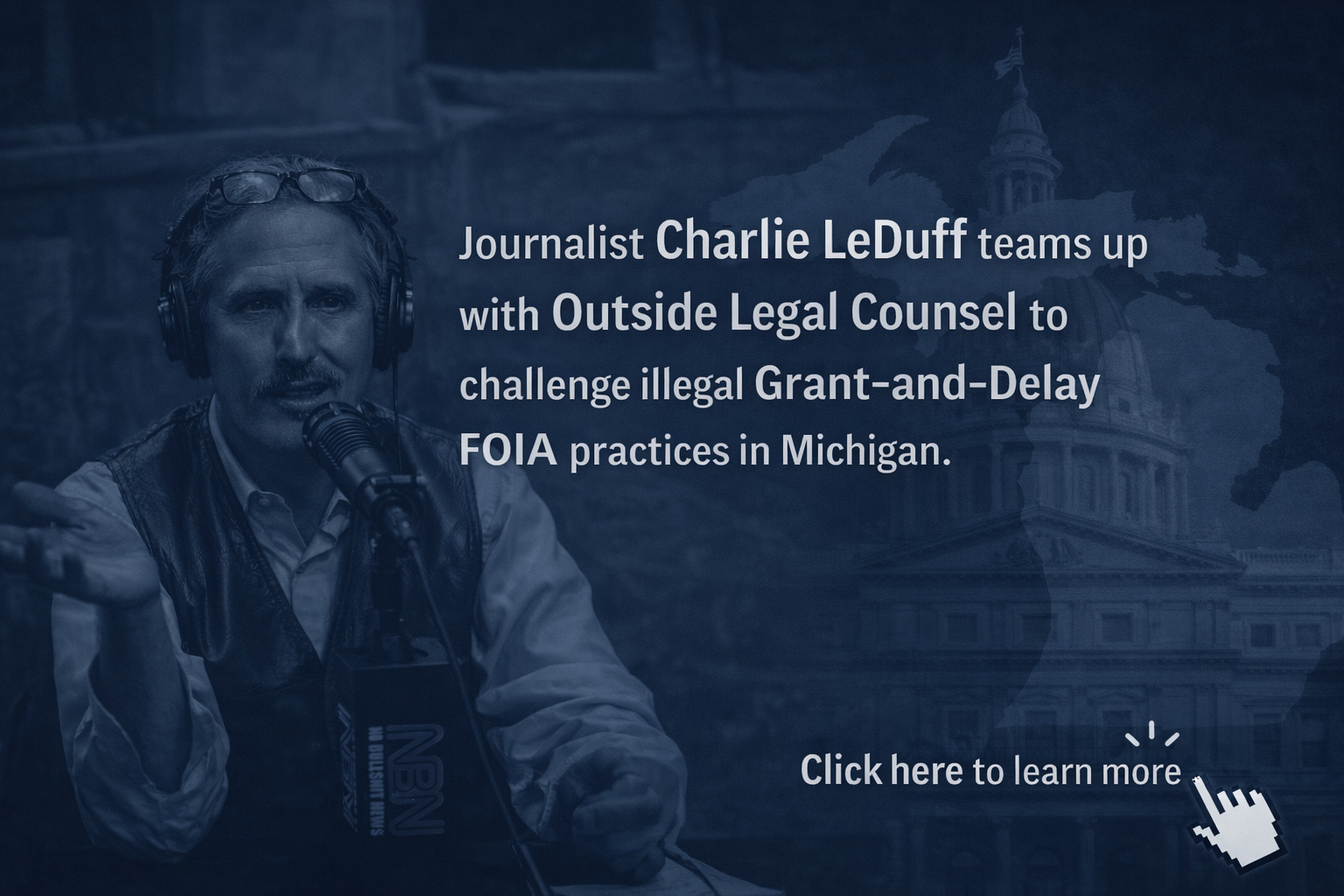 OLC Teams Up With Journalist Charlie LeDuff